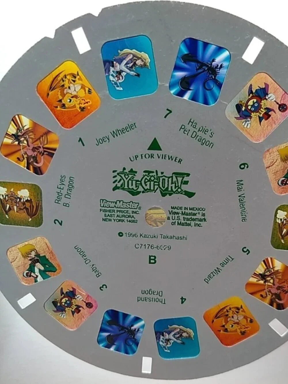 Yu-Gi-Oh! 1996 3D View-Master- 3 Reels and Case